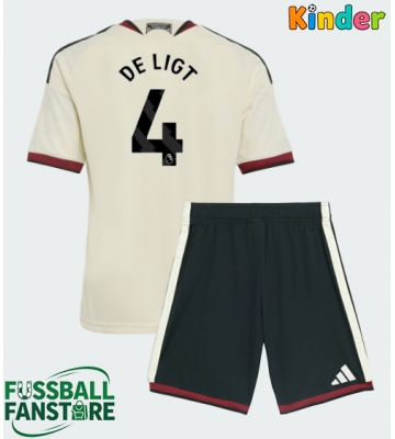 Manchester United Matthijs de Ligt #4 Replik 3rd trikot Kinder 2026-27 Kurzarm (+ Kurze Hosen)
